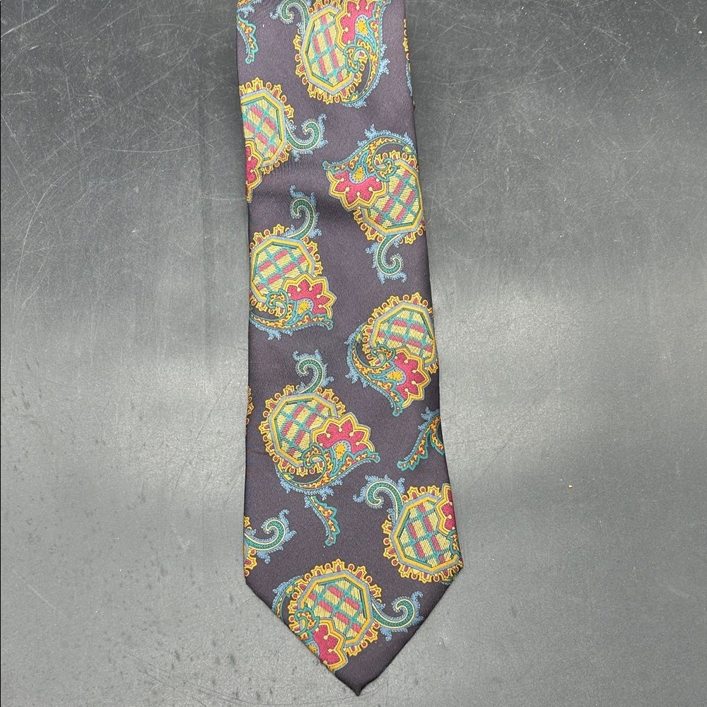 Fendi Multicolor Paisley Tie